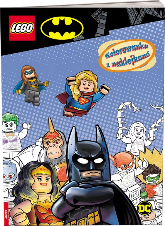 LEGO® Batman. Kolorowanka z Naklejkami - tantis.pl