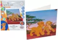 Diamentowa mozika Simba i Nela 18x18cm - tantis.pl