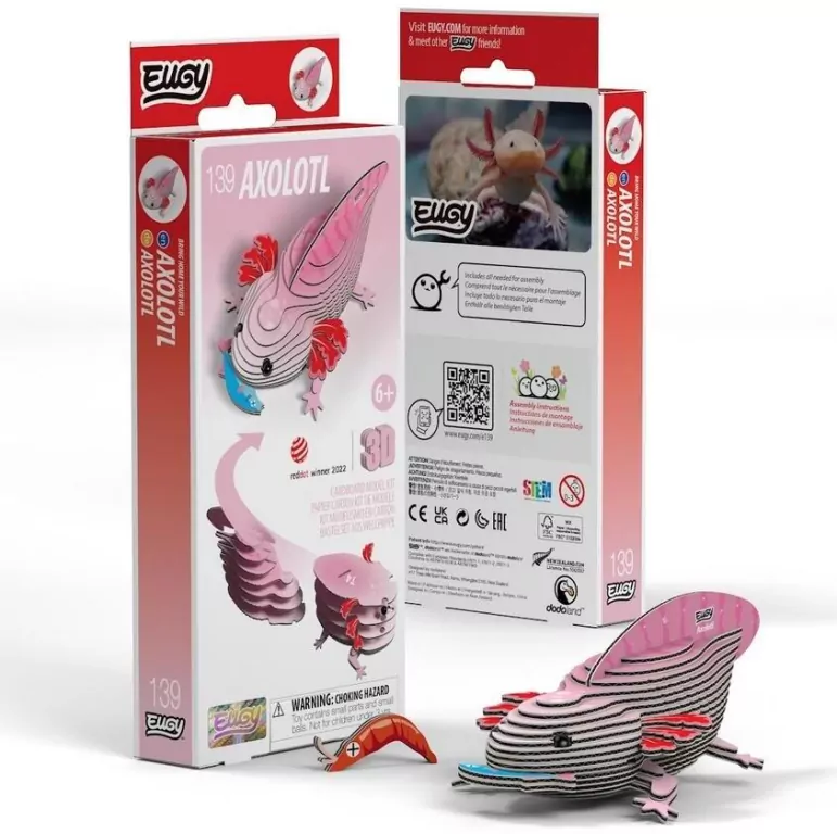 Aksolotl Eugy. Eko Ukladanka 3D - tantis.pl