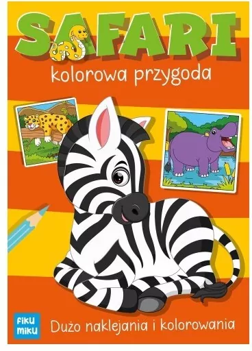 Safari kolorowa przygoda z naklejkami - tantis.pl