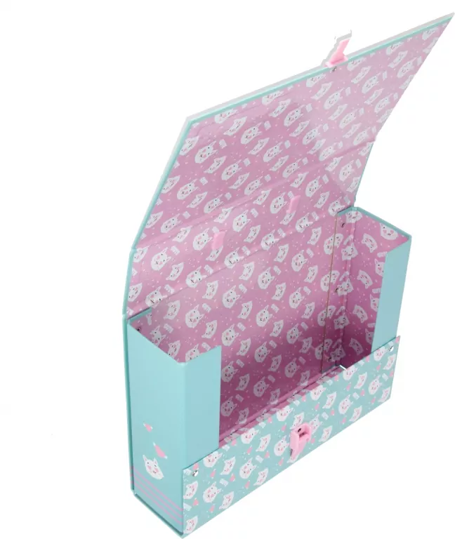 Teczka z rączką A4/95mm Kitty - tantis.pl