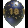 Balon 18 czarno-złoty - tantis.pl