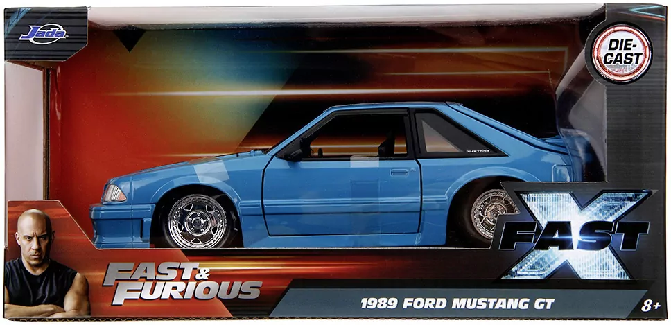Jada F&F Ford Mustang GT 1989 1:24 - tantis.pl
