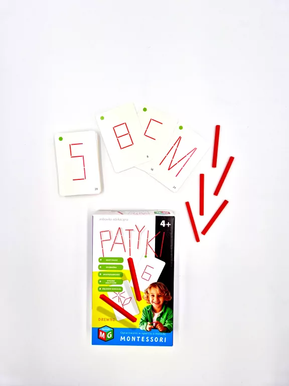 Patyki. Zabawka edukacyjna Montesori - tantis.pl