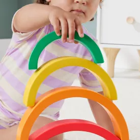 Fisher-Price. Drewniana tęcza do układania - tantis.pl