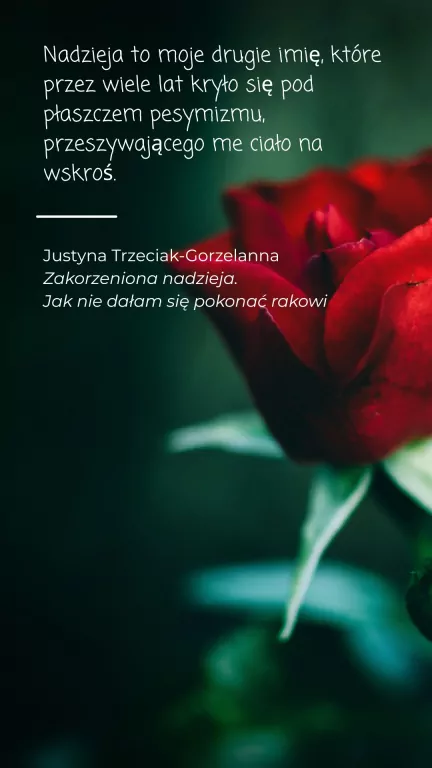 Zakorzeniona nadzieja. Jak nie dałam się pokonać rakowi - tantis.pl