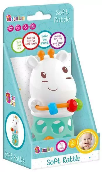 Miękka grzechotka Krówka - tantis.pl