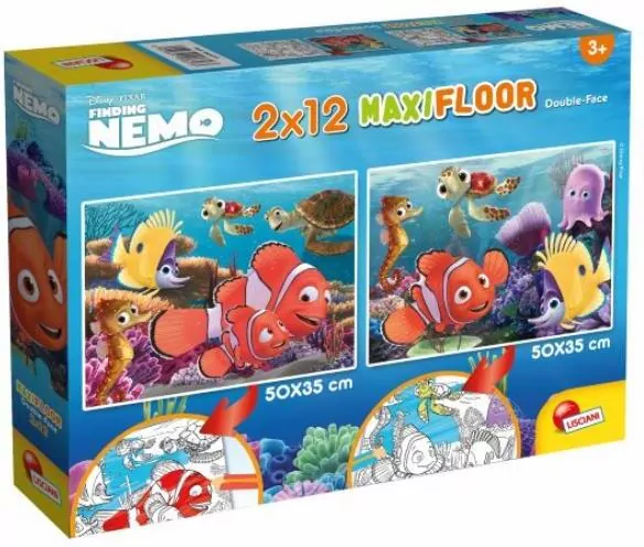 Puzzle 2w1 2x12 maxi Nemo 304-86573 - tantis.pl