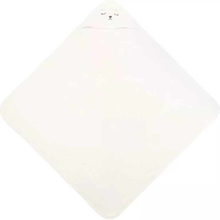 Okrycie kąpielowe Miś white 100x100cm - tantis.pl
