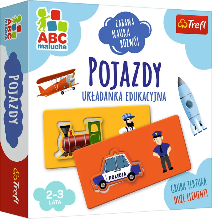 Trefl. ABC malucha. Pojazdy - tantis.pl