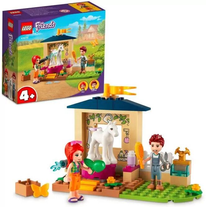 LEGO® Friends. Kąpiel dla kucyków w stajni. 41696 - tantis.pl