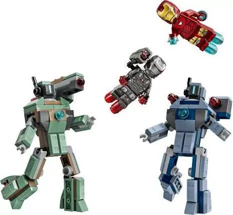 LEGO® Marvel. Iron Man i War Machine kontra drony Hammera 76320 - tantis.pl