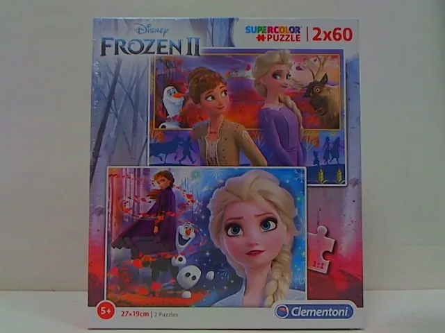 Puzzle Super Kolor  2x60. Disney. Kraina lodu 2 - tantis.pl