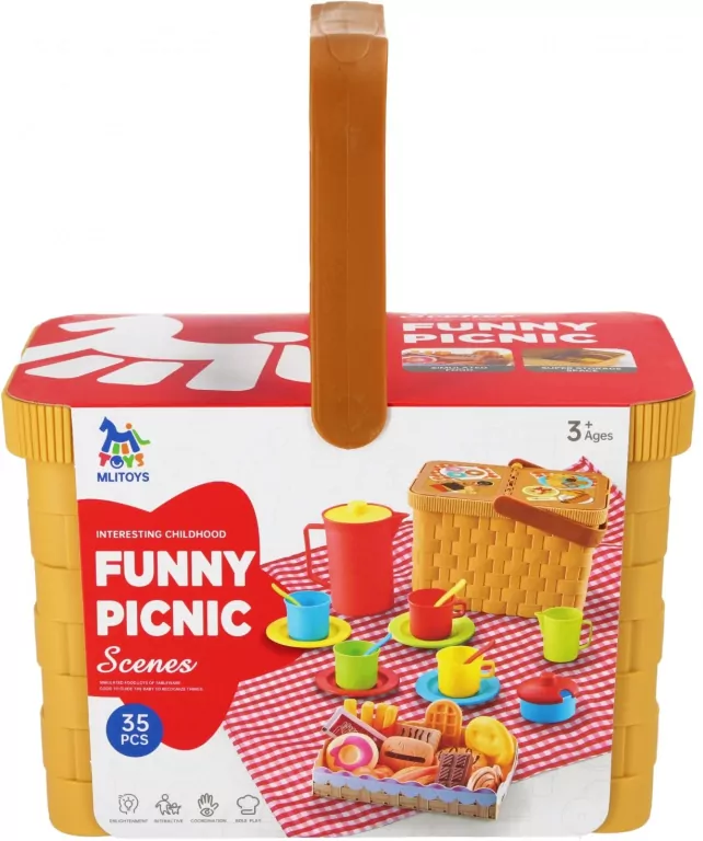 Kosz Piknikowy z akcesoriami - tantis.pl