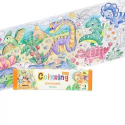 Dinozaury. Kolorowanie po numerach