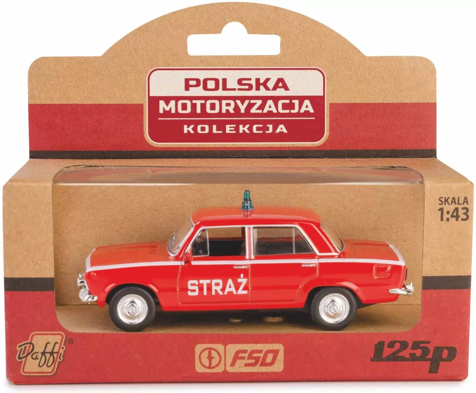 Kolekcja PRL. Fiat 125P Straż - tantis.pl