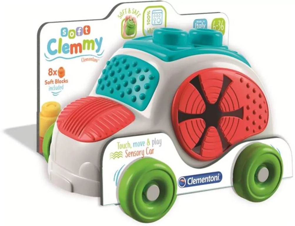 Soft Clemmy. Autko z klockami - tantis.pl