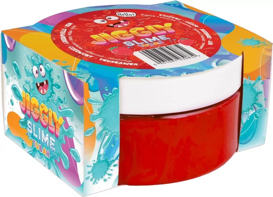 Jiggly Slime zapachowy czerwona truskawka 200g - tantis.pl
