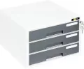 Szafka na dokumenty 3 szuflady szara YELLOW ONE - tantis.pl