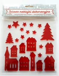 Żelowe naklejki dekoracyjne - BN Miasteczko