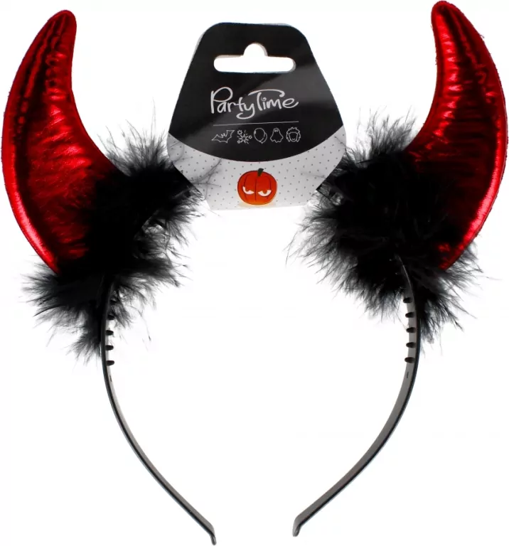 Metalizowane rogi diabła czerwone - tantis.pl