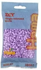 Hama Midi Koraliki w woreczku 1000 liliowe pastelowe