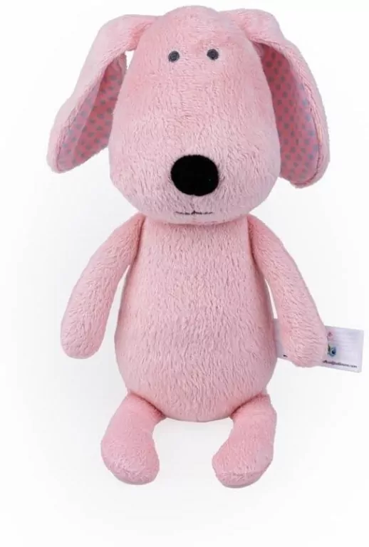 Piesek Tulimy różowy 28cm - tantis.pl