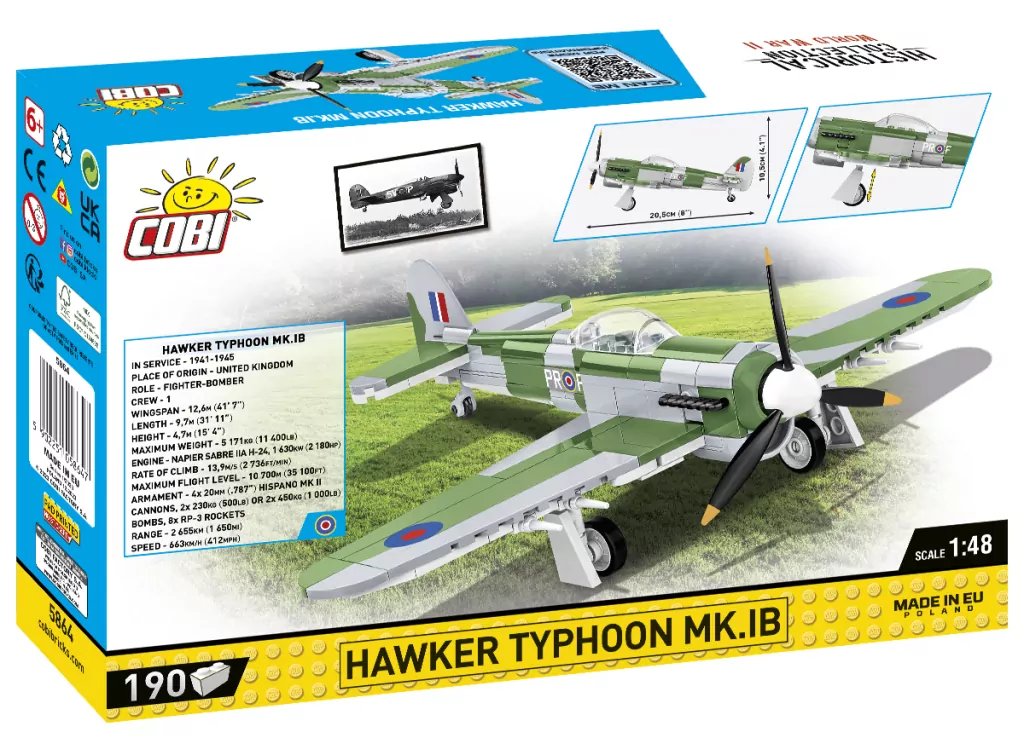 HC WWII Hawker Typhoon Mk.1B - tantis.pl