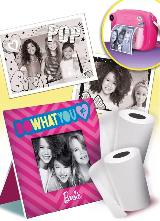 Lisciani. Barbie rolki do aparatu, 2 sztuki - tantis.pl