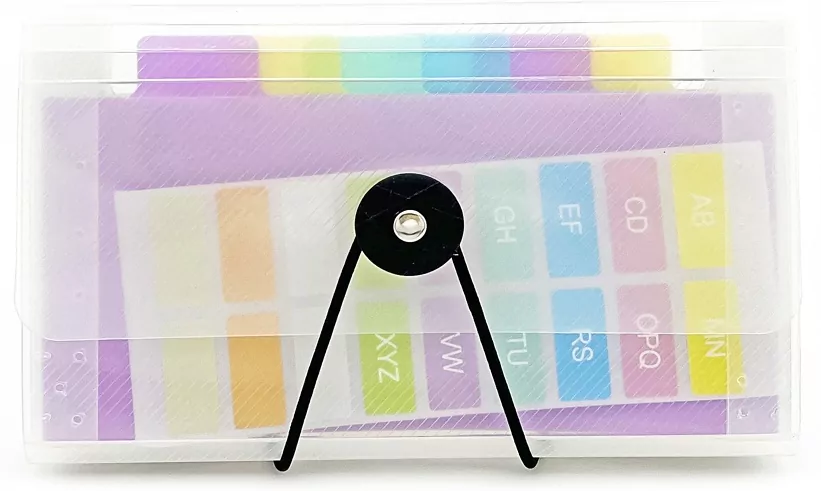 Teczka harmonijkowa PP przezroczysta 12x18cm - tantis.pl