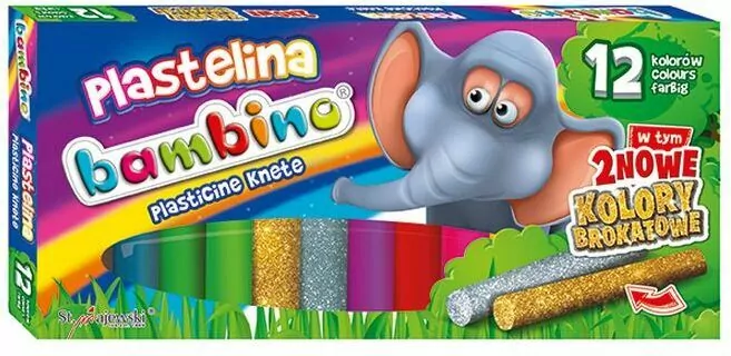 Plastelina Bambino. 12 kolorów - tantis.pl