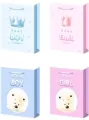Torebka prezentowa M Baby girl boy - tantis.pl
