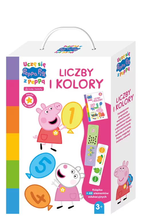 Peppa Pig. Liczby i kolory. Uczę się z Peppą - tantis.pl