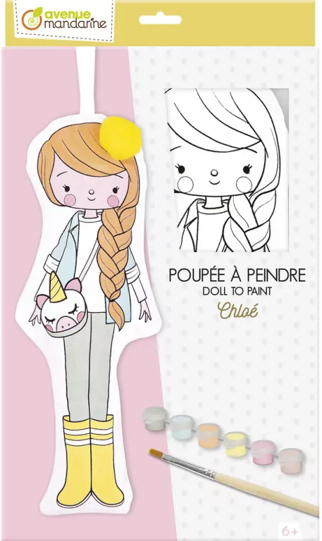 Lalka Chloe z materiału do pomalowania - tantis.pl
