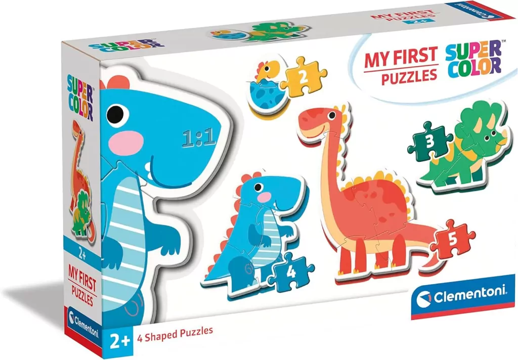 Clementoni. Moje Pierwsze Puzzle. Dinozaury - tantis.pl