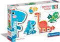 Clementoni. Moje Pierwsze Puzzle. Dinozaury - tantis.pl