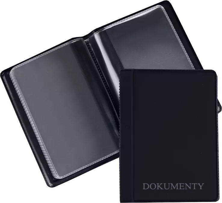 Okładka na dokumenty mini standard czarna - tantis.pl
