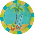Talerze owalne papierowe Surfing 23cm 8szt - tantis.pl
