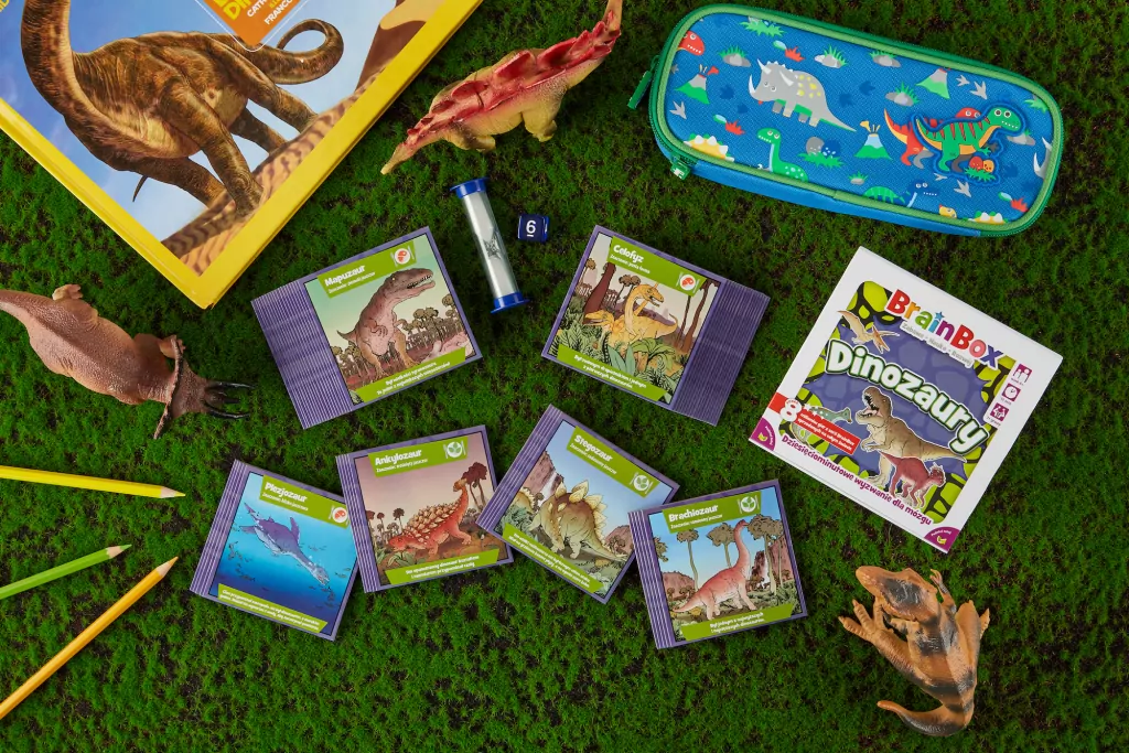 Gra Edukacyjna Dinozaury. BrainBox - tantis.pl