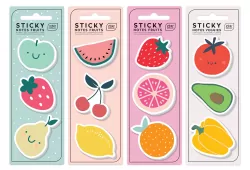 Karteczki samoprzylepne Fruits mix