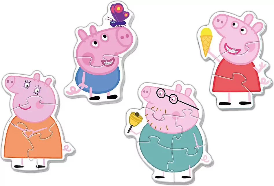 Puzzle Baby Classic - Mała świnka Peppa TREFL - tantis.pl