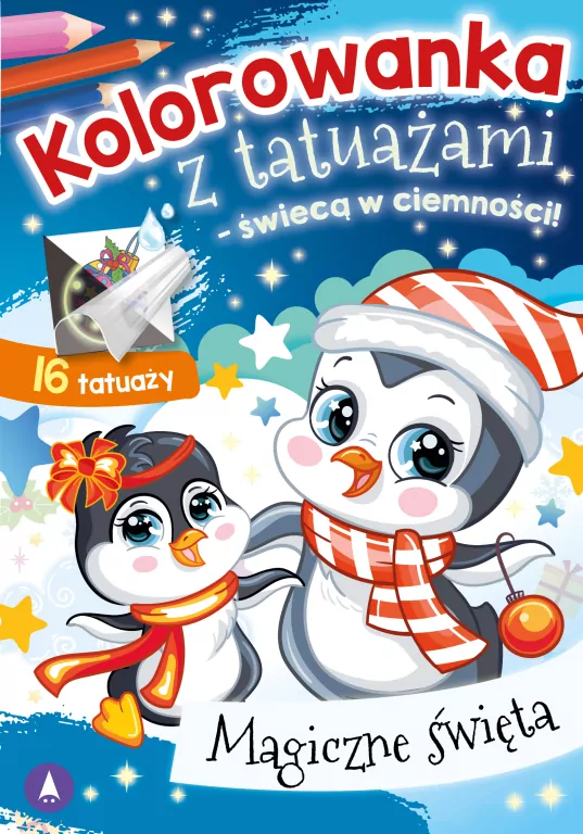 Kolorowanka z tatuażami - świecą w ciemności! - tantis.pl