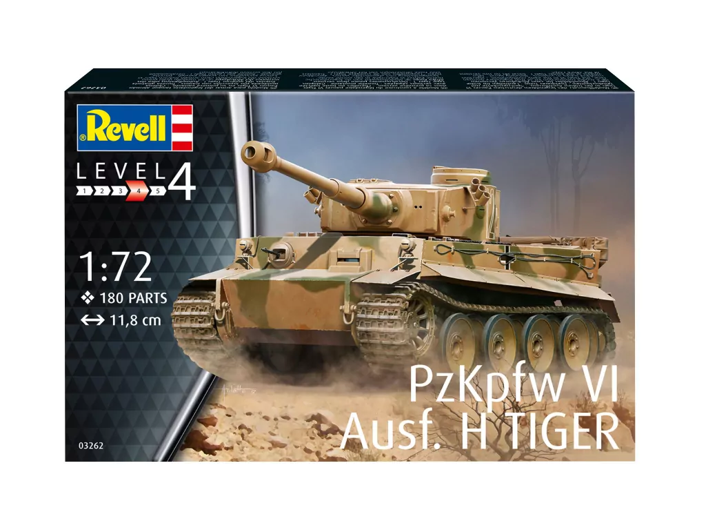 Pojazd 1:72 PzKpfw VI Tiger Ausf. H - tantis.pl