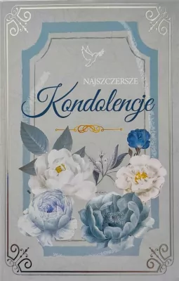 Karnet. Kondolencje. 2K - 049