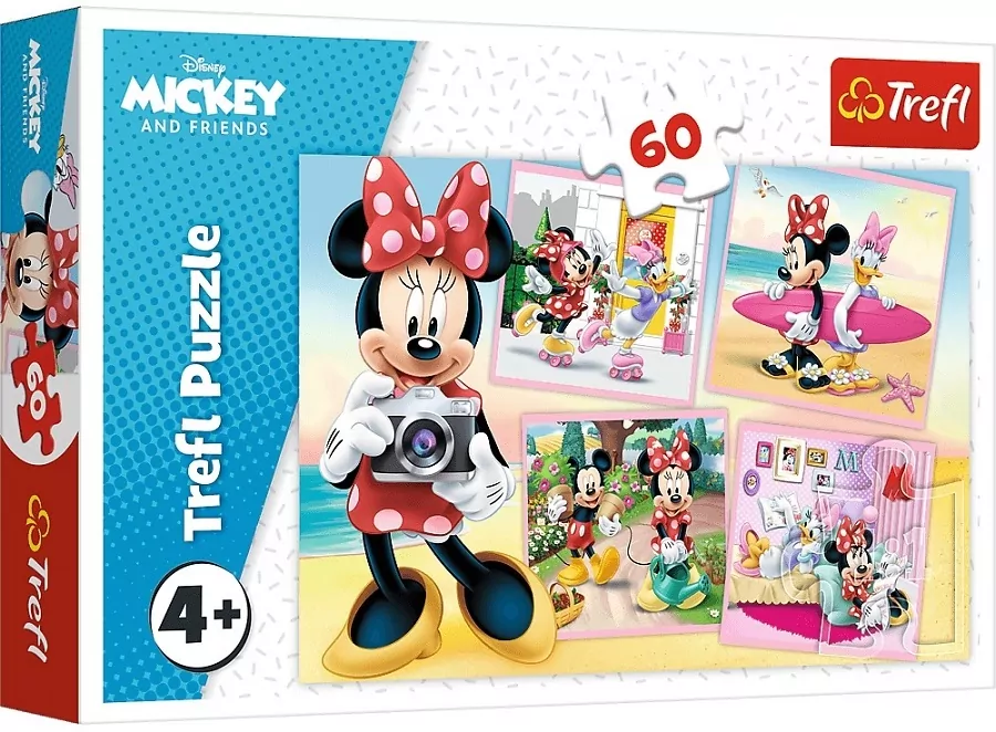 Trefl. Puzzle 60 Urocza Minnie - tantis.pl