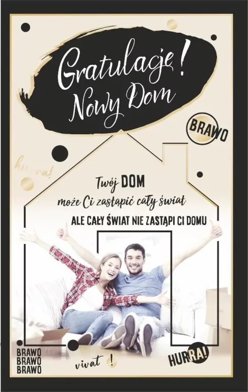 Kartka Gratulacje Nowy Dom U80D - tantis.pl