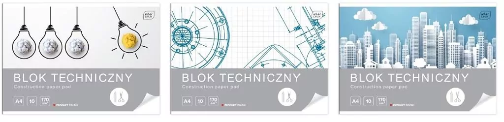 Blok techniczny A4. 10 kartek - tantis.pl