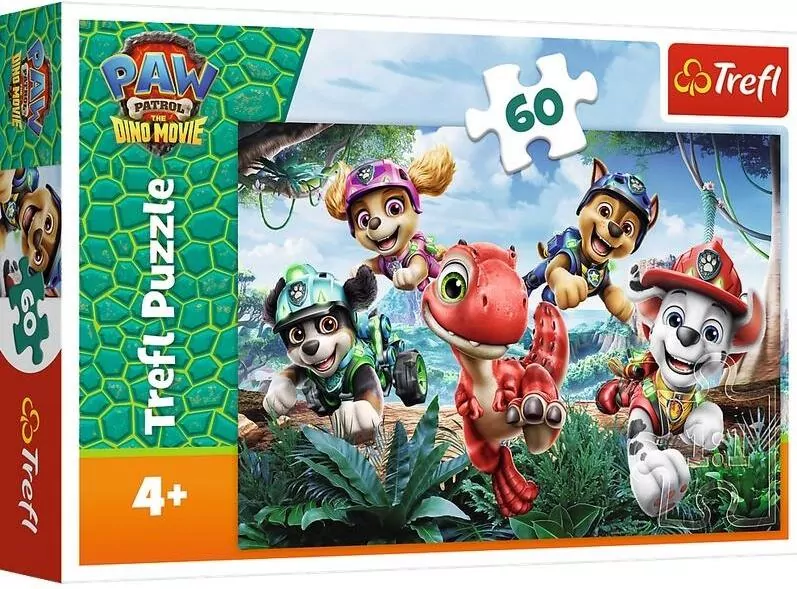 Puzzle 60 Dinozaurom na ratunek TREFL - tantis.pl