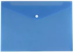 Teczka koperta A4 satyna niebieska