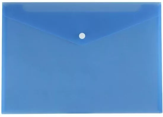 Teczka koperta A4 satyna niebieska